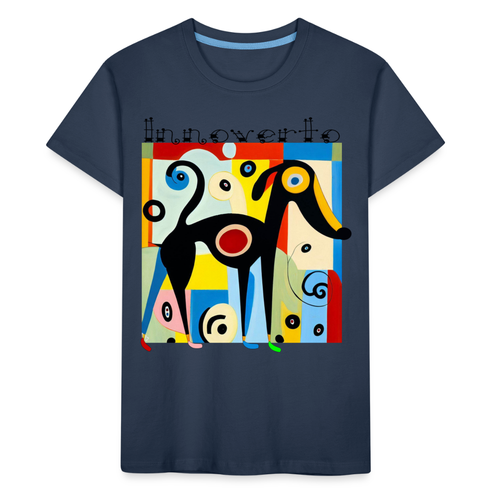 T-shirt bio Premium Enfant - bleu marine - innoverto 