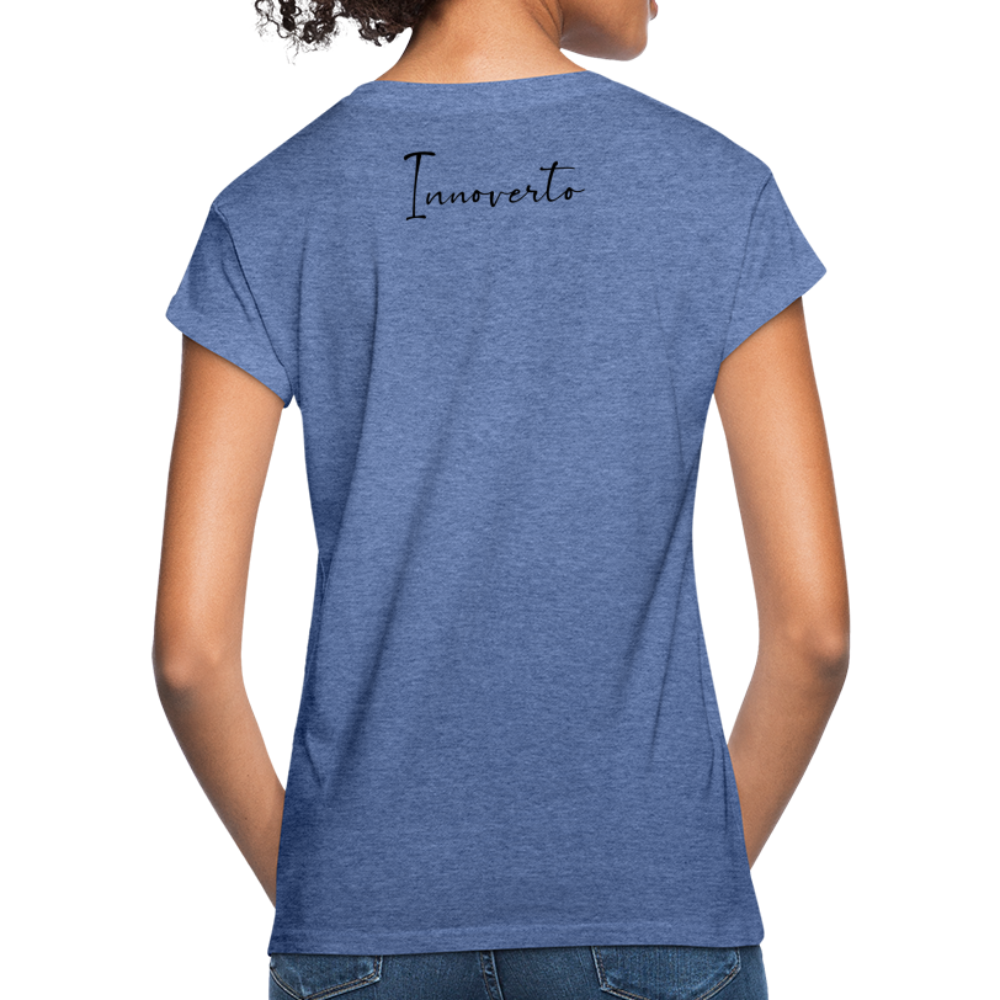 T-shirt oversize Femme - bleu jeans chiné