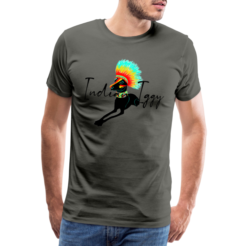 T-shirt Indian Iggy - asphalte