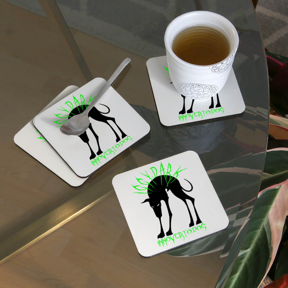 Dessous de verre (lot de 4) - blanc