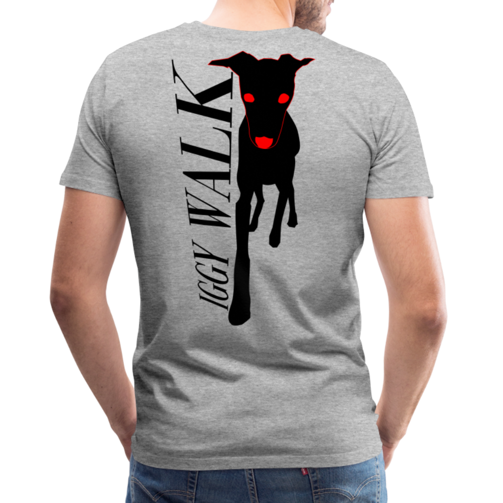 T-shirt Iggy walk - gris chiné